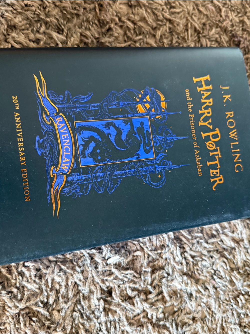 Harry Potter 20th Anniversary Ravenclaw Edition Hardcover - Blue and Gold
